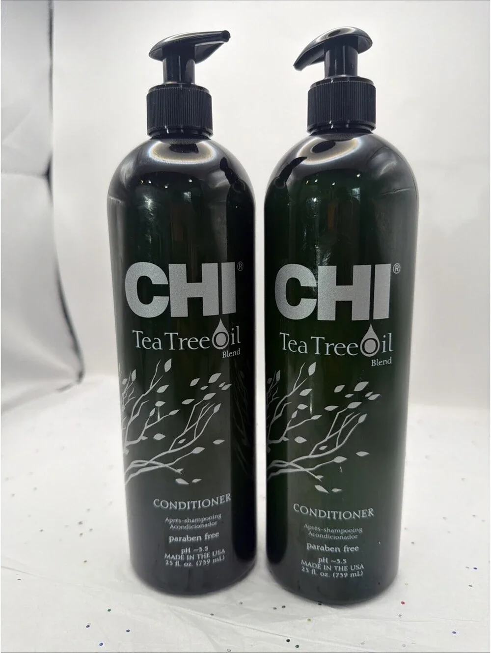 CHI Tea Tree Oil Blend Conditioner 25 oz 2 Pack Moisturizing Hair Care Duo NEW